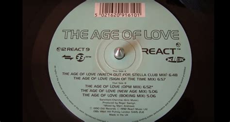  The Age of Love - Trance Klasyk Z Nutką Euforii